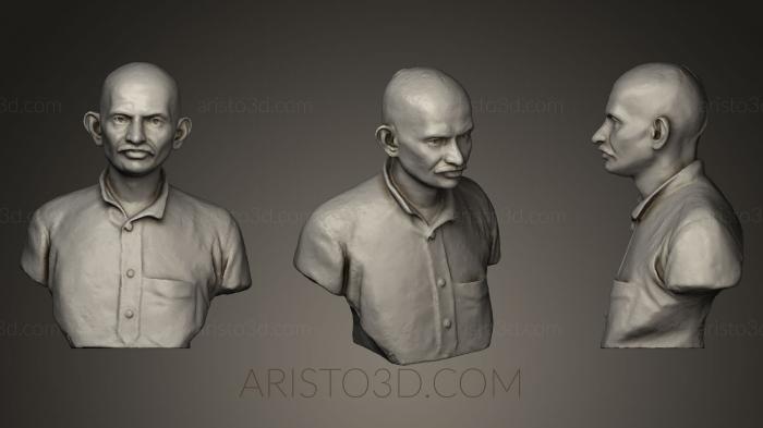 Busts and bas-reliefs of famous people (BUSTC_0724) 3D model for CNC machine